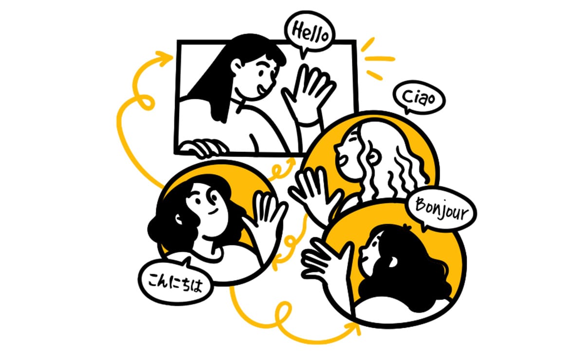 Slowly turns language practice into a meaningful connection.